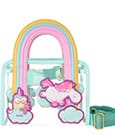 Minions by Loungefly Tote Bag in tela con unicorno peluche