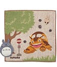 Asciugamano Mini My Neighbor Totoro Fermata del Bus 25 x 25 cm Marushin