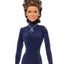 Bambola Barbie Signature Celine Dion con abito a collo alto blu oceano e collana a cuore, Mattel