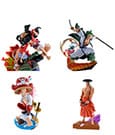 One Piece Petitrama PVC Mini Statue Logbox Re Birth Wano Kuni Vol. 1 Set 9 cm - Megahouse