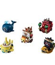 One Piece Yuracolle Series Trading Figure Grand Line Vol. 2, 6 cm, buste cieche, assortimento da 6 - Megahouse