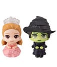 Wicked Look Up Statue in PVC Elphaba e Glinda 11 cm con Mini Pochette Megahouse