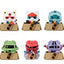 Mobile Suit Gundam Mega Cat Project Nyandam Mini-figure a Sorpresa da 6 cm, Assortimento da 6 Pezzi, Megahouse