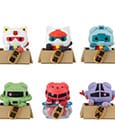 Mobile Suit Gundam Mega Cat Project Trading Figure 6-Pack Cats Luckycat 6 cm Blind Box con Sticker Sheet