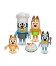 Bluey Let's Play Action Figure 4-pack Chef Pavlova Moose Toys