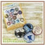 Spille con etichette nome Studio Ghibli beige 3 cm, buste a sorpresa, assortimento da 14 pezzi Movic