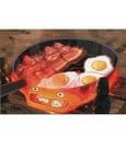 Cartolina Howl's Moving Castle - Calcifer con bacon e uova - Movic