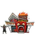 Beetlejuice (1988) Diorama Inferno Room Deluxe Set con Figura Trench con Punte NECA