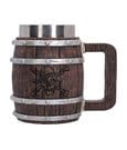 Boccale a botte One Piece con teschio Jolly Roger, 16 cm, Nemesis Now