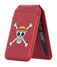 Portacarte MagSafe One Piece Luffy Jolly Roger rosso 10 cm Nemesis Now