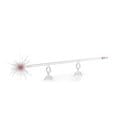 Wicked: For Good - Bacchetta Bolla di Glinda, Replica 122 cm - Noble Collection