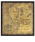 Puzzle Il Signore degli Anelli Mappa della Terra di Mezzo (1000 pezzi) - Noble Collection