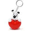 Asterix Portachiavi Dogmatix Cuore Rosso - Collezionabile Plastoy