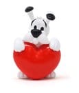 Asterix Figura PVC Idefix Cuore Rosso 4,5 cm Plastoy