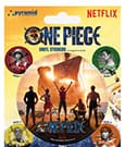 One Piece Adesivi in Vinile Ciurma di Cappello di Paglia, Confezione da 10 Pacchetti, Pyramid International