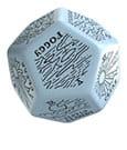 Viridian Jumbo Dado D12 Generatore Meteo Blu - Q Workshop