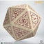The Hobbit Spindown Jumbo D20 Terra - Dado da Gioco Q Workshop