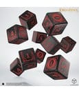 Il Signore degli Anelli: set di 10 dadi D6 Mordor - Q Workshop