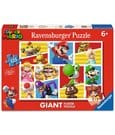 Super Mario Puzzle Gigante da Pavimento Amici e Nemici (125 Pezzi) – Ravensburger
