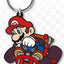 Portachiavi in gomma Mario Kart Drift 6 cm - Super Mario
