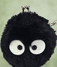 Portamonete in peluche Soot Sprite My Neighbor Totoro Funwari Mini - Sun Arrow