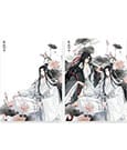 Carta lenticolare 3D Grandmaster of Demonic Cultivation Wei Wuxian & Lan Wangji 12 x 16 cm Sakami Merchandise