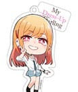 My Dress-Up Darling Portachiavi Acrilico Marin Stile Chibi 8 cm
