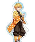 Demon Slayer Portachiavi Acrilico Zenitsu Olografico 7 cm Sakami Merchandise