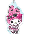 Sanrio Pink Black Party Series Portachiavi Acrilico My Melody 7 cm Sakami Merchandise