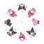 Sanrio Pink Black Party Series Ombrello Trasparente Kuromi & My Melody - Sakami Merchandise