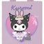 Sanrio Tote Bag Kuromi My Dream – Borsa in cotone e poliestere, 34x43 cm