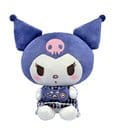 Sanrio Kuromi Peluche Pigiama Style M 22 cm