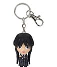 Portachiavi Wednesday Addams con Thing, PVC 7 cm - SD Toys