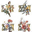 Final Fantasy IX Sticker Pack 25th Anniversary - Set di 4 Adesivi Square Enix