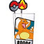 Pokémon Bicchiere in Vetro con Cannuccia Charizard 480 ml