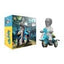 Universal Monsters Super Cycles Veicolo La Mummia di Super7 (Grigio Chiaro con Trike Blu)