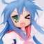 Statua PVC Konata Izumi di Lucky Star, 13 cm, System Service