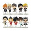 Haikyu!! Twinchees Mini Figures Hoppin' 5 cm - Bustine a sorpresa, display da 24 pezzi Takara Tomy