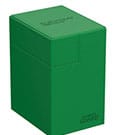 Ultimate Guard Flip'n'Tray 133+ Xenoskin Deck Box Verde - Portacarte per TCG