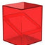 Ultimate Guard Boulder 100+ Clear Ruby - Portadeck trasparente per 100 carte doppie