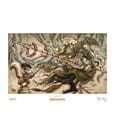 Labyrinth - Stampa Artistica The Knight Who Never Yields di Brian Froud, Edizione Limitata 30 x 42 cm - Weta Workshop