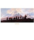 Stampa d'arte Il Signore degli Anelli: La Compagnia dell'Anello 20° Anniversario 59 x 30 cm - Weta Workshop