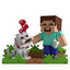 Minecraft Figura in Vinile Steve e Lupo Addomesticato 10 cm - Youtooz