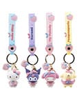 Sanrio Peach Series Portachiavi con Cinturino da Polso - Hello Kitty e Amici - Espositore da 12 Pezzi YuMe Toys