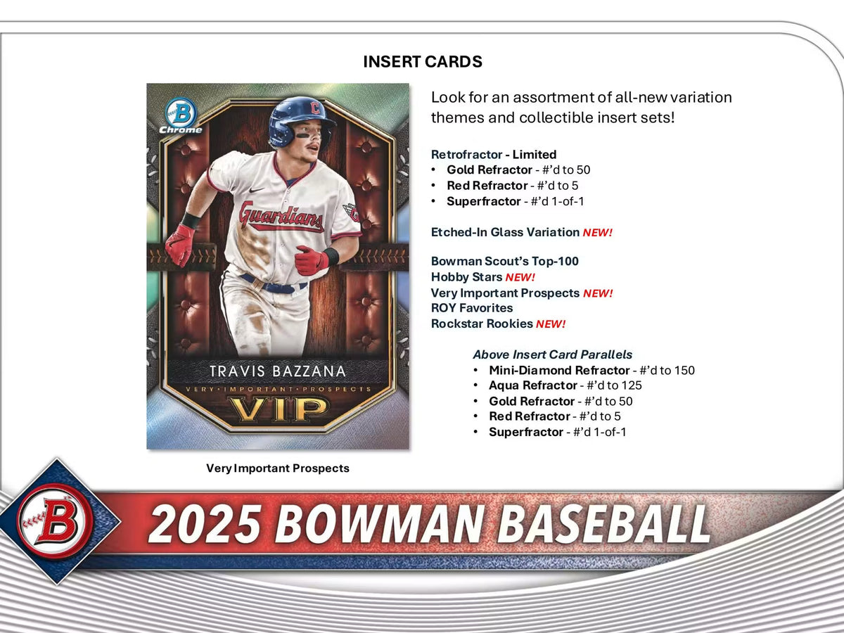 Topps - 2025 Bowman Baseball Delight Box