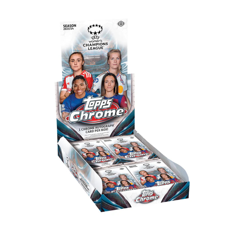 Topps - Chrome UEFA Women's Champions League Soccer Hobby Box 2023/2024