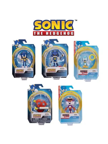 Jakks Pacific - Nintendo - Sonic personaggi articolati 6 cm