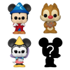 Bitty POP! Disney - Sorcerer Mickey 4PK Vinyl Figures 2 cm