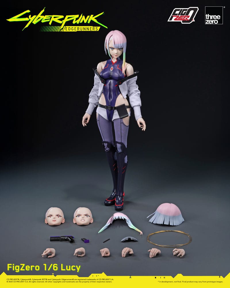 Cyberpunk: Edgerunners Action Figure FigZero 1/6 Lucy 29 cm ThreeZero