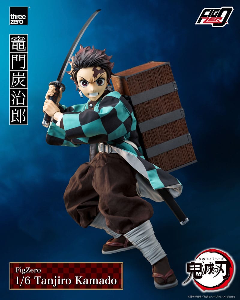 Demon Slayer: Kimetsu no Yaiba FigZero Action Figure 1/6 Tanjiro Kamado 27 cm - ThreeZero